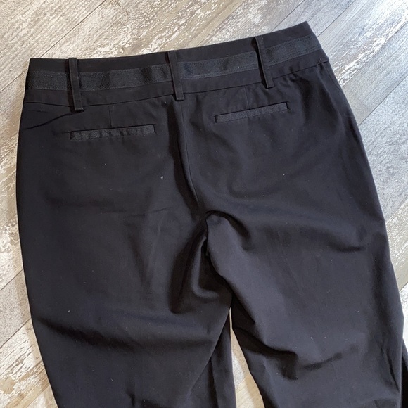 Women's WHBM Black Wide Leg Flare Trousers Size 8 - Picture 9 of 9